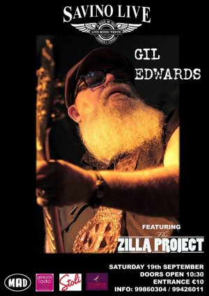 Κύπρος : Gil Edwards & Zilla Project