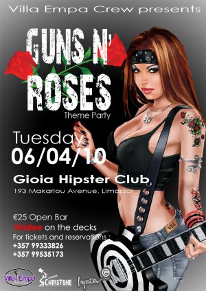 Κύπρος : Guns n' Roses Theme Party