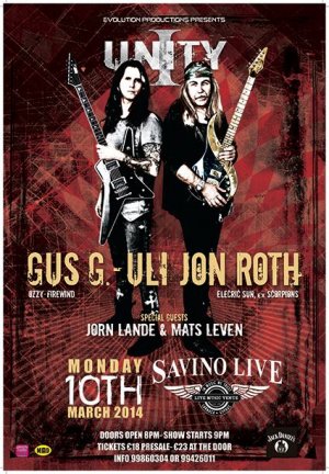 Κύπρος : Gus G & Uli Jon Roth