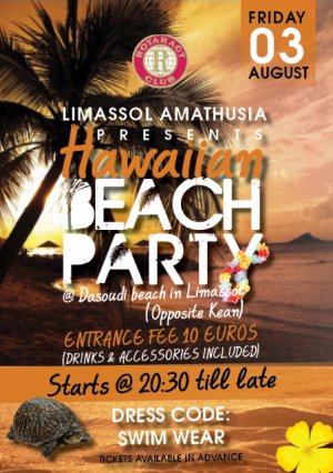 Cyprus : The Hawaiian Beach Party