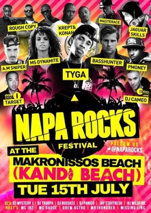 Cyprus : Napa Rocks Festival