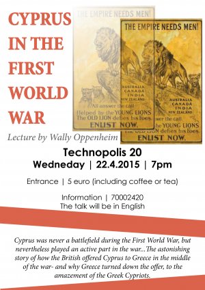 Κύπρος : Η Κύπρος στον Πρώτο Παγκόσμιο Πόλεμο