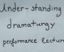 Under-standing dramaturgy