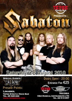 Cyprus : Sabaton