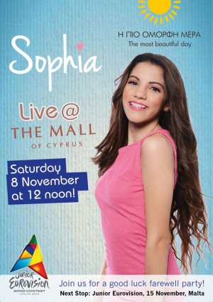 Cyprus : Sophia (Junior Eurovision)