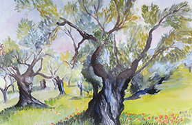 Cyprus : Painting Exhibition by Evie Kleanthous