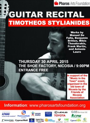 Cyprus : Guitar Recital with Timotheos Stylianides