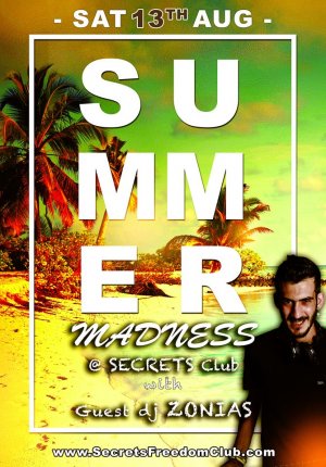 Cyprus : Summer Madness with DJ Zonias