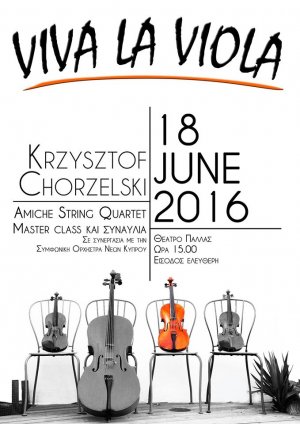 Cyprus : Masterclasses for viola