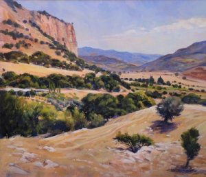 Cyprus : John Warren: Exhibition of landscape painting