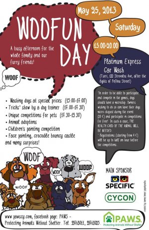 Cyprus : Woofun Day by P.A.W.S.!